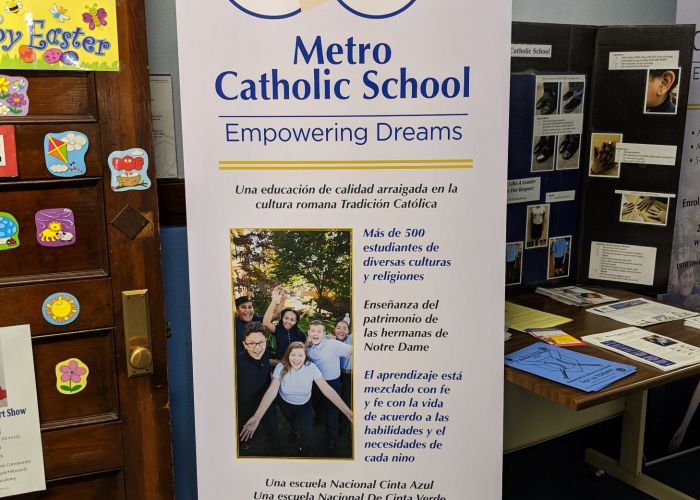 Metro Catholic_Bilingual Signage